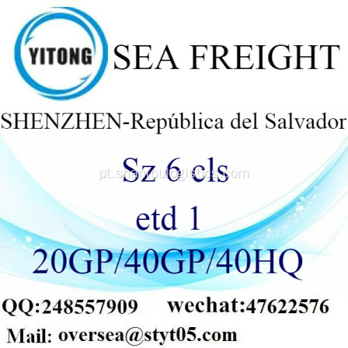 Mar de Porto de Shenzhen transporte de mercadorias para República del Salvador